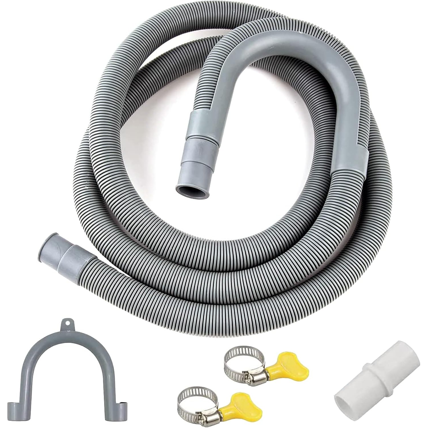 150cm Drain Hose Extension Kit for Washing Machines and Dishwashers