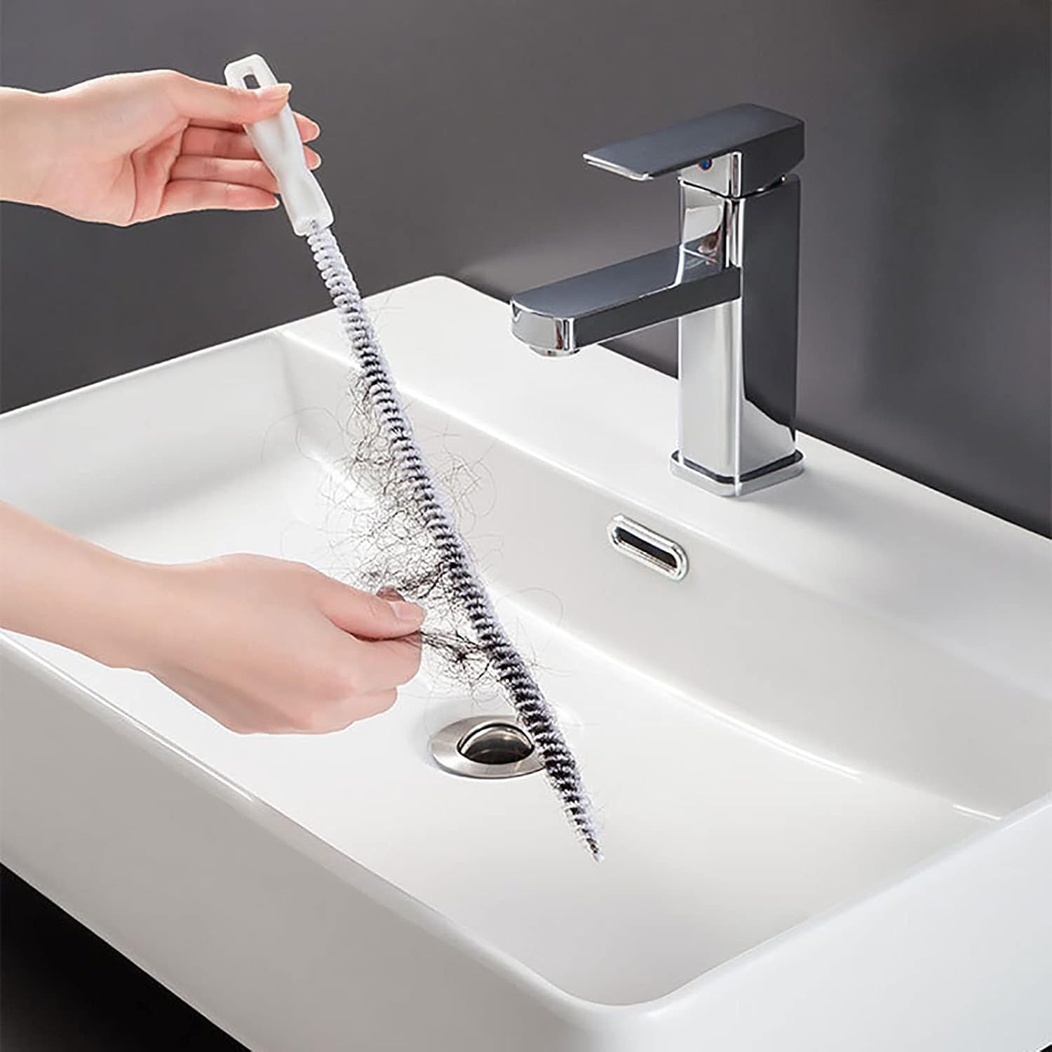 45cm Flexible Drain Cleaning Brush, 2 Pack: image 9