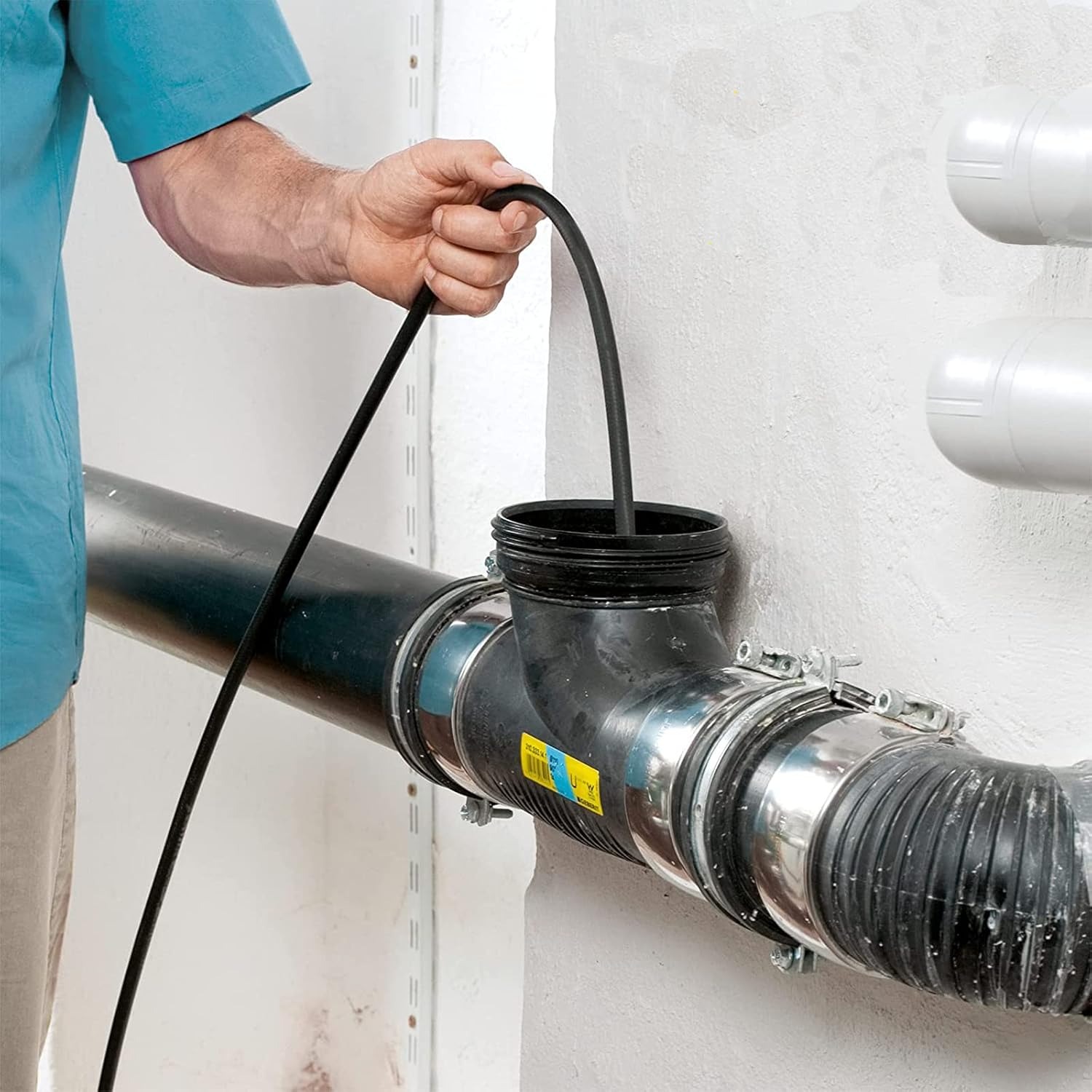 10m Pressure Washer Pipe Cleaning Hose with Jetter Nozzle