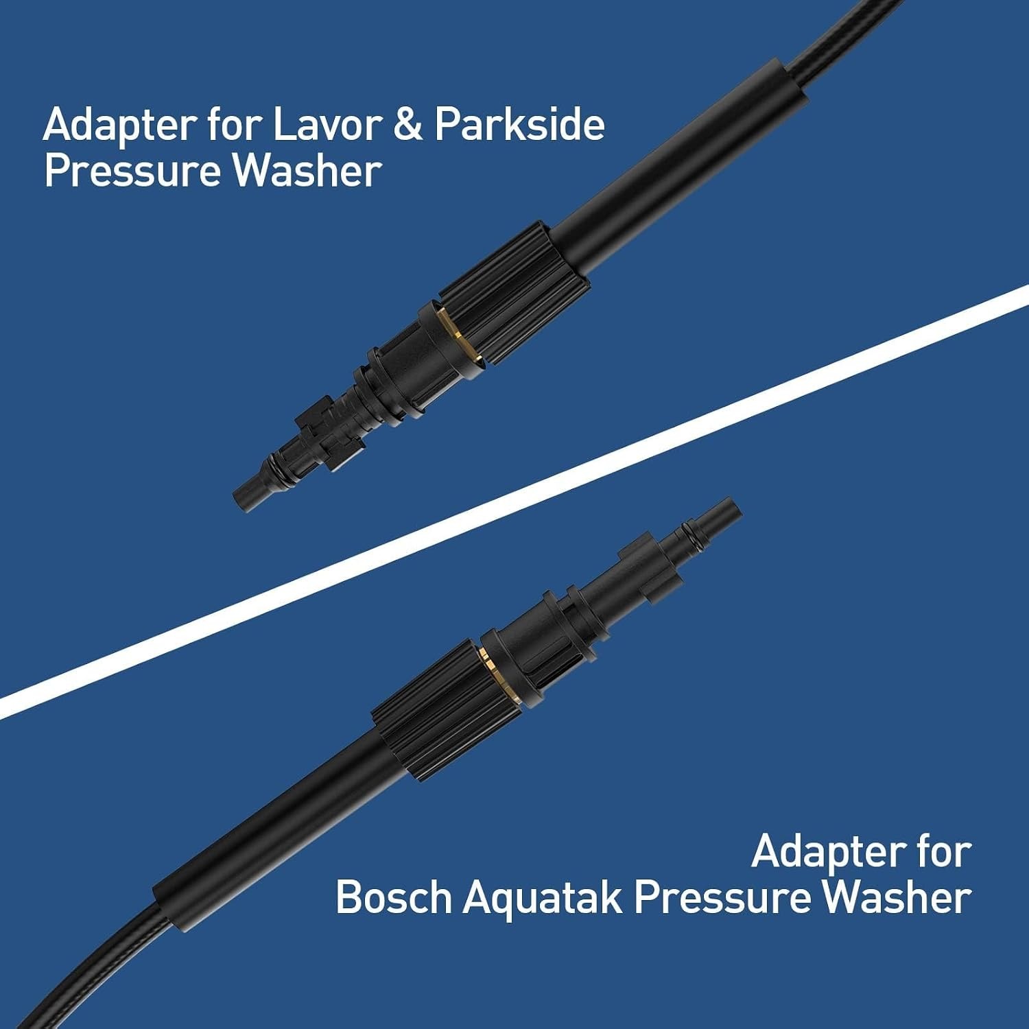 15m Pressure Washer Drain Cleaning Hose with Fixed and Rotating Nozzles