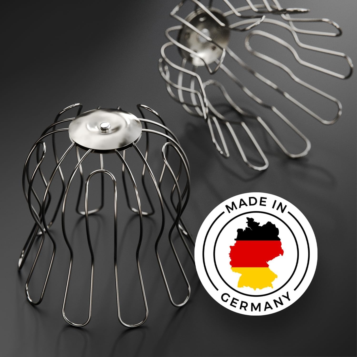 Galvanised Downpipe Leaf Guard, 2 Pack: image 3