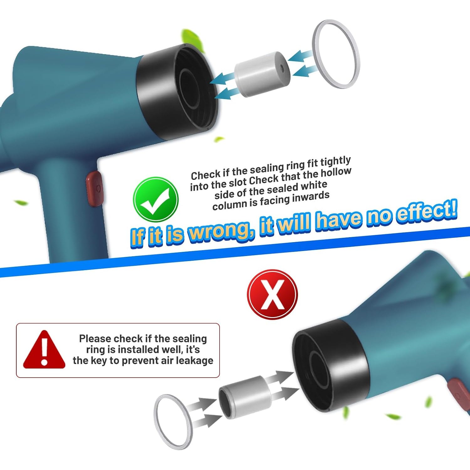 Air Pressure Drain Cleaner Pump with Pressure Gauge and 4 Heads: image 4