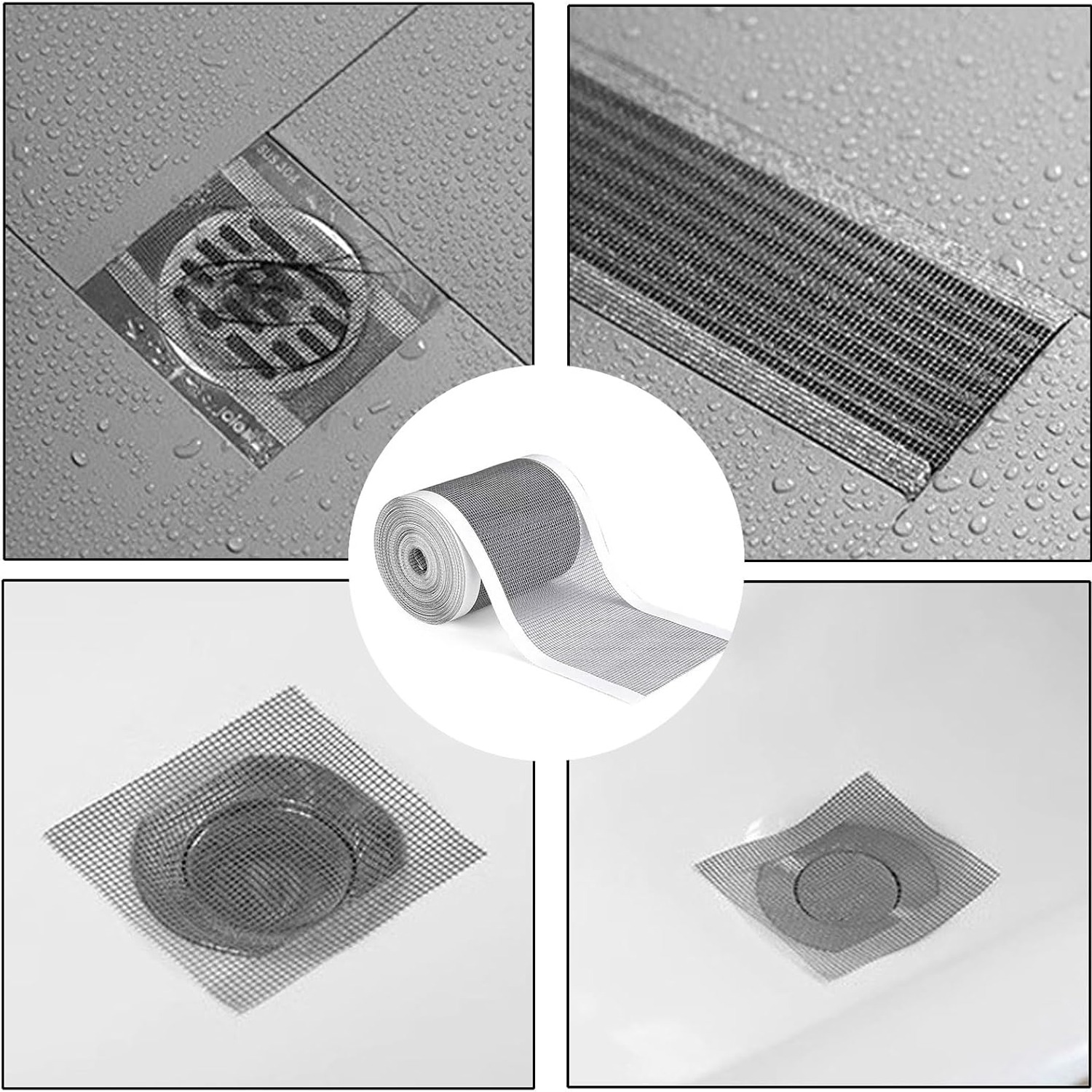 Self Adhesive Hair Strainer Roll 10m