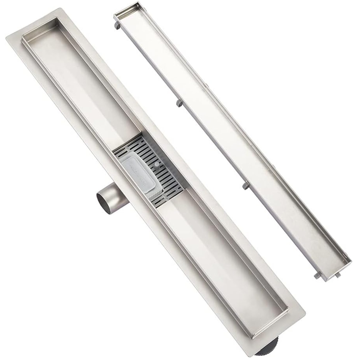 Plumbsys 50cm Two-Sided Tileable Linear Shower Drain