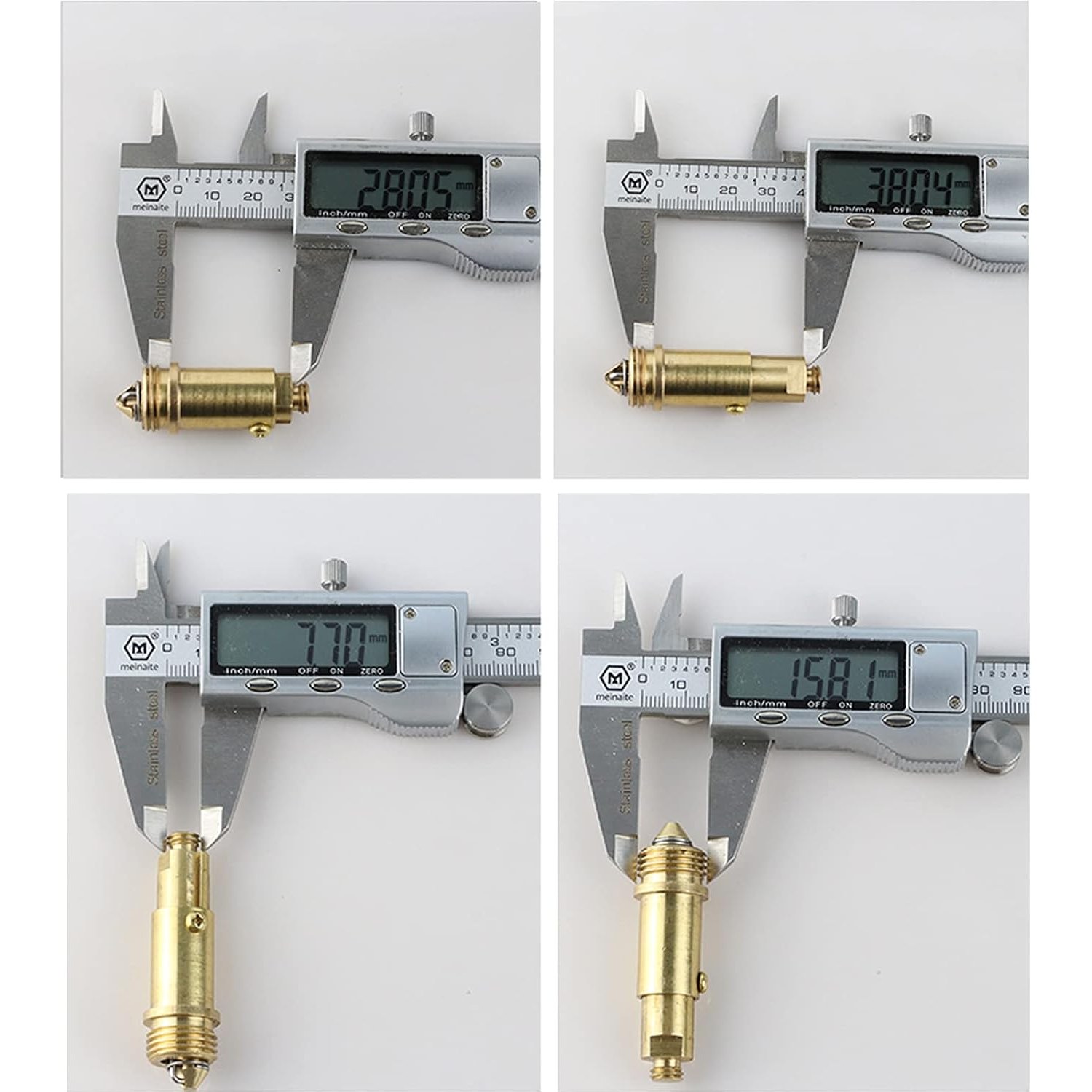 Click Clack Plug Bolt Replacement, 2 Pack Brass Pop Up Spring Bolts