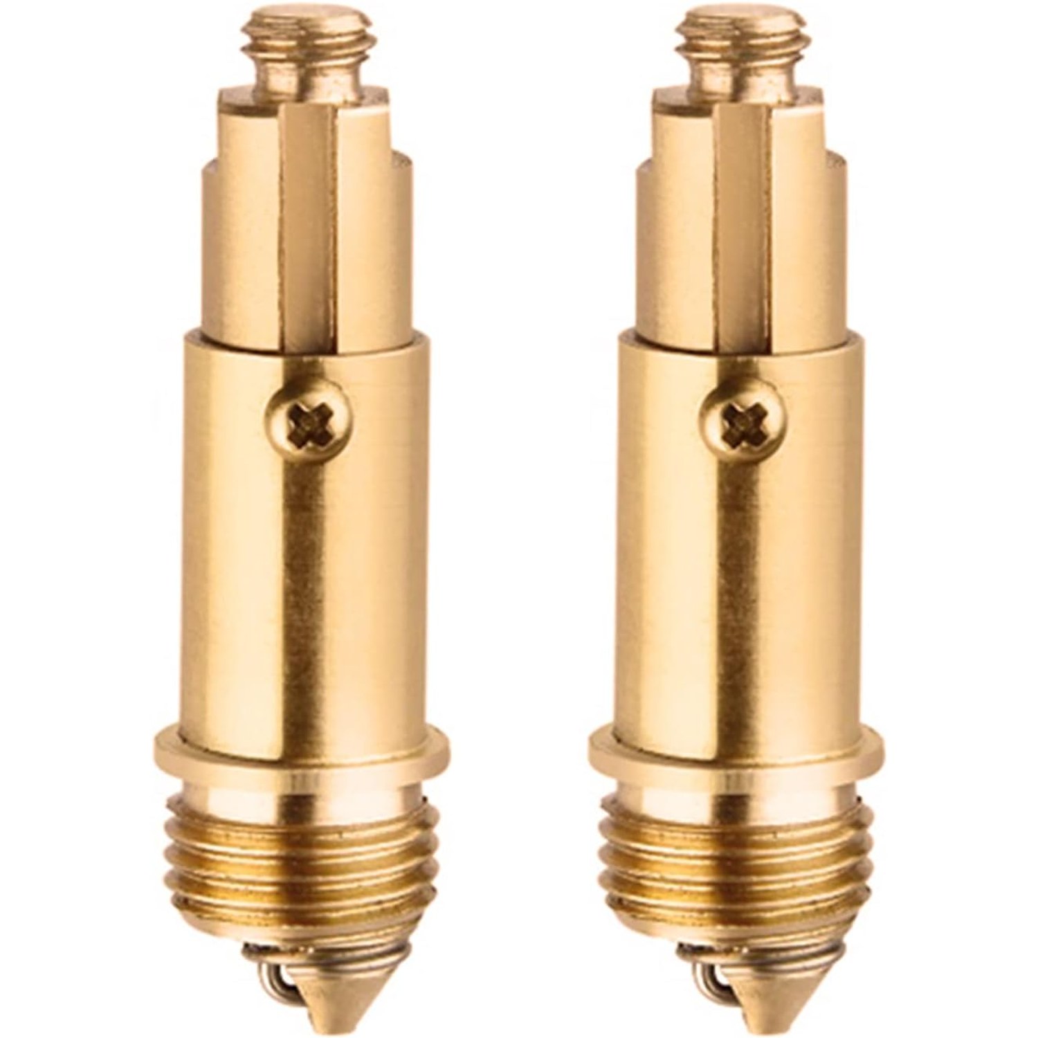 Click Clack Plug Bolt Replacement, 2 Pack Brass Pop Up Spring Bolts